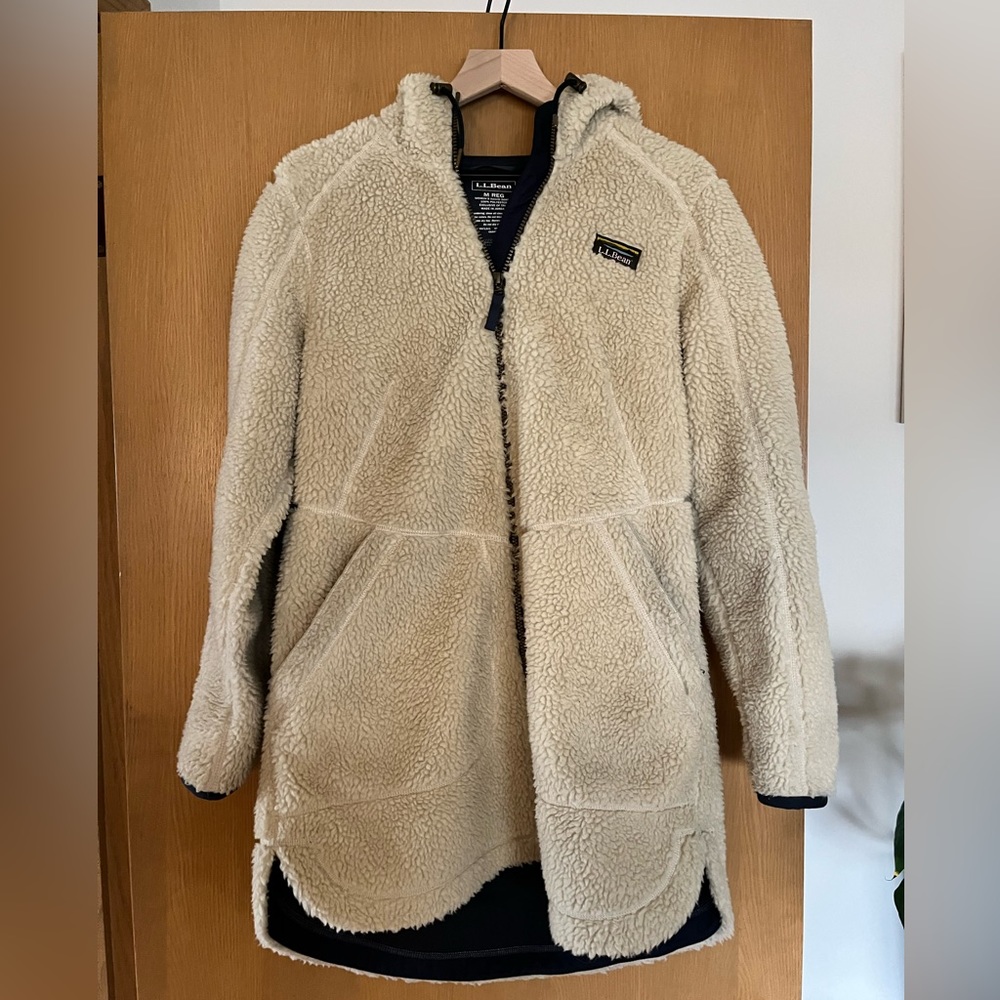LL Bean Mountain Pile Fleece Coat